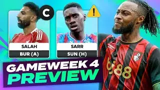 FPL GAMEWEEK 4 PREVIEW 💪| BEST MIDFIELDERS 🤔 | Fantasy Premier League Tips 2025/26