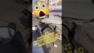 🚘🤯Car Accident Awareness😰| Road Safety Is Important | Real Incident. || office working day part 3
