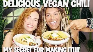 Easy Vegan Chili & Cornbread | High Protein Tofu Recipes | Your Spicy Vegans