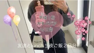 主婦の日常♡友達とlunch🍣夜ご飯２日分
