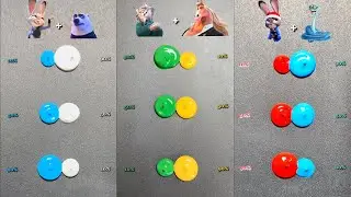 Mixing colors of Zootopia2 #satisfying #artist #art #colormixing #shorts #disney #zootopia2 