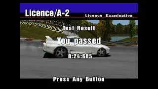 Gran Turismo 1 Licence A2 Gold