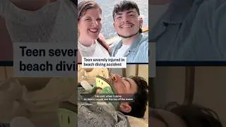 Teen severely injured in beach diving accident