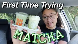 Trying Matcha for the FIRST TIME EVER!!!