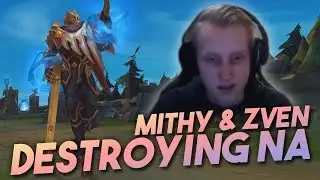 TSM Zven & Mithy: Destroying NA! - Duo Queue from TSM House - Funny Moments & Highlights