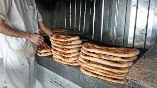 Amazing!Cooking Barbari Bread in Mazandaran Iran|Cooking Bread|Traditional Bread|Baking BarbariBread