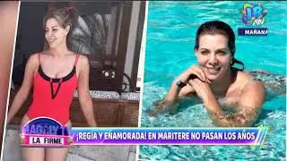 ¡Regia y enamorada! Maritere Braschi ilusionada con su boda con Guillermo Acha