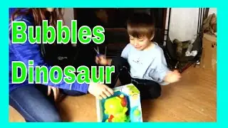 Unboxing a walking bubble Dinosaur Toy review #toyreview #review #dinosaur