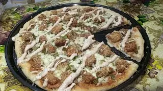 Zinger Finger Fish Pizza Recipe | Easy Homemade Pizza Recipe | Delicious Pizza Recipe
