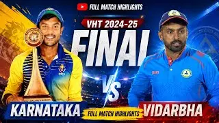 Vijay Hazare Trophy 2025 Final, Karnataka Vs Vidharbha: Full Match Highlights 🏆