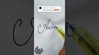 stylish name | Aashi | Calligraphy signature