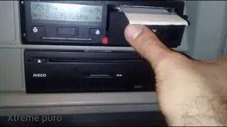 Como cambiar el rollo de papel del tacografo 🚛