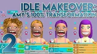 Idle Makeover Amy's 100% transformation - Gameplay Walkthrough Part 2