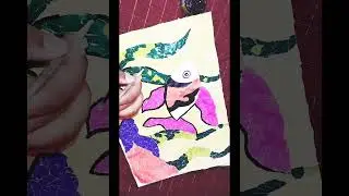 Collage art,Fish collage, Torn paper art,Paper art and craft#advanceartgallery#collageart#tornpaper