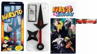 Unboxing Naruto Kunai ,￼ Naruto Shuriken,Naruto headband in Hindi//mustwatch #Naruto #Anime #
