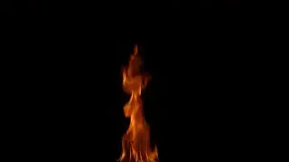Close-up Shot Of Flame Rising Stock Video