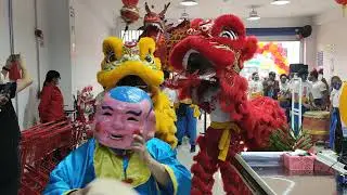 DRAGON Y LEONES CHINOS INAUGURAN MARKET LUCKY CHORRILLOS