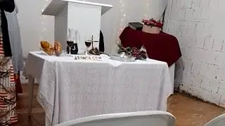 Culto de Santa ceia da AD. Casa de Israel
