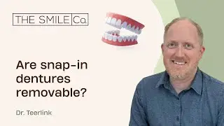 The Smile Company - Are snap in dentures removable?
