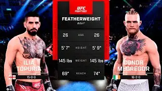Ilia Topuria vs Conor McGregor | UFC 5 | 4K 60FPS
