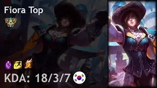 Fiora Top vs Kennen - KR Challenger Patch 8.3