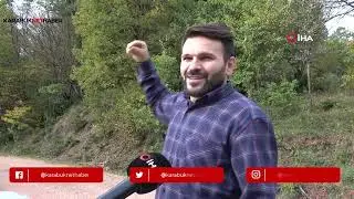 YAVRU AYILARIN MEŞE PALAMUTU YEDİĞİ ANLAR KAMERAYA YANSIDI