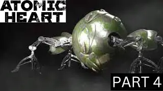 ATOMIC HEART Walkthrough Gameplay Part 4 - Mechanical Ball Boss/Hedgie (FULL GAME)