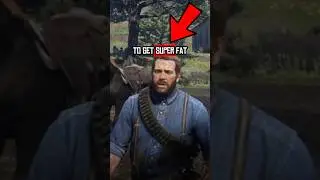 Сколько времени нужно, чтобы стать супертолстым в RDR2 #reddeadredemption #reddeadredemption2