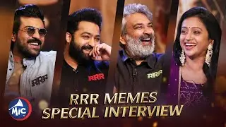 RRR MEMES special Interview with Suma | Rajamouli | Jr Ntr | Ramcharan | MicTv News
