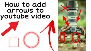 How to add arrows to youtube video
