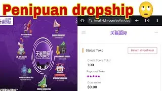 Tmall global penipuan dropship | Tmall fake