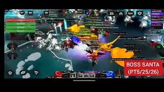 BOSS SANTA EN ARG MU (SV5 MOBILE) 99B PELEA CON MAS 20 CLANES!