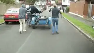 K750 Dnepr Ural M72 russian combination London ride :)