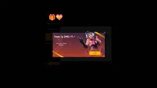 Gift Rear Bundle 💝 free fire 🔥 #freefire #gift #giftbox #bundle
