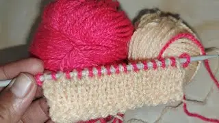 Two colour knitting pattern for baby sweater, ladies cardigan, girls skivvy design 