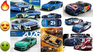 Tier List: 2026 NASCAR Cup Series Paint Schemes (Part 1)