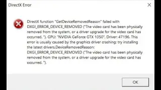 FİFA 22 DirectX Error 