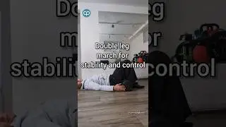Improve Core Control | Foam Roller Double Leg March Exercise