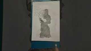 Illusion art 🩶🤗&hearts;️#creative art #passion