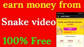 How to earn money from snake video | earn money online | earn money by watching ads | mr best #money