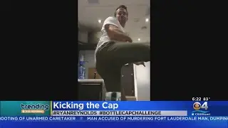 TRENDING - Celebrities Trying, And Failing, The Bottlecap Challenge