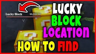 How to FIND LUCKY BLOCKS in THE FORGE - LUCKY BLOCK SECRET LOCATION Roblox