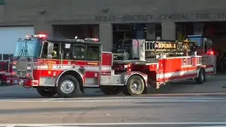 Somerville, MA Fire Department Car 2, Ladder 2, & Rescue 2 Responding