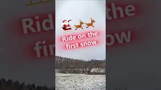 First Snow Ride ⛄❄️ &ndash; Thuringian Forest #th&uuml;ringen #schnee #winterwald