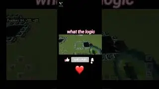 what the logic in Minecraft 😂#short