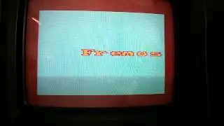 CPCtelera physics example on real Amstrad CPC 464
