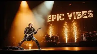 Epic Rock Arena Rock Symphony Live  Epic Guitar Solos with Full Orchestra and Cinematic Sound