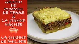Gratin de pommes de terre à la viande hachée
