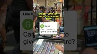 Her first card show came with a live stream donation! #pokemoncards #pokemonvendor #giveaway #fyp