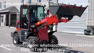 New Mini wheel loader HQ908 with CE,Euro 5 engine - Haiqintop machinery